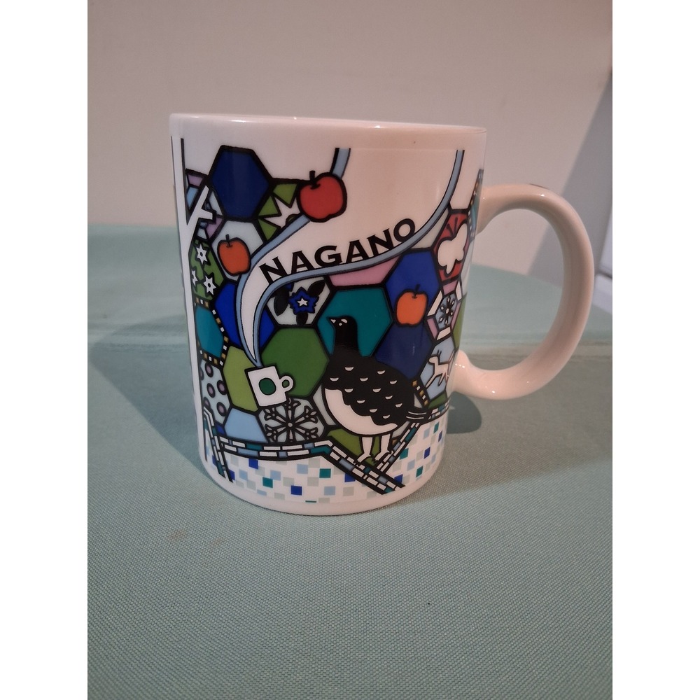 Starbucks Nagano Japan Geography Series 2015 Ceramic Coffee Mug 12oz MadeinJapan